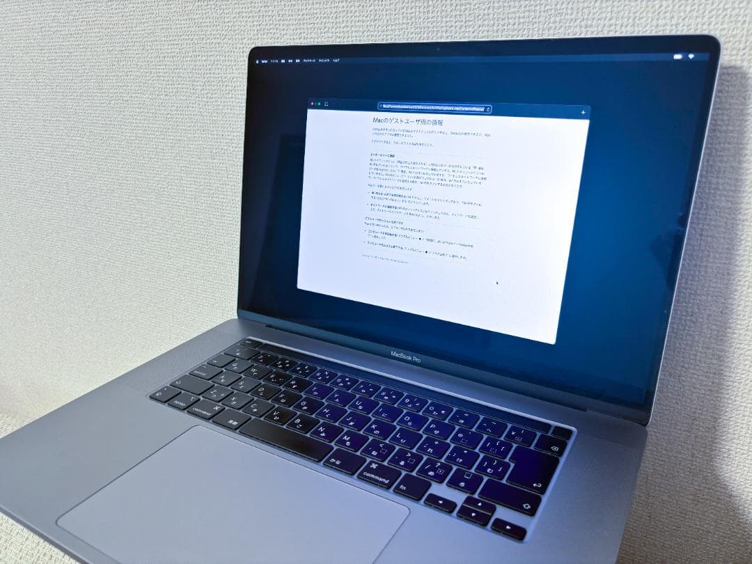 MacBook本体 Macbook Pro (2019) 1TB i9 2.4GHz 64GB