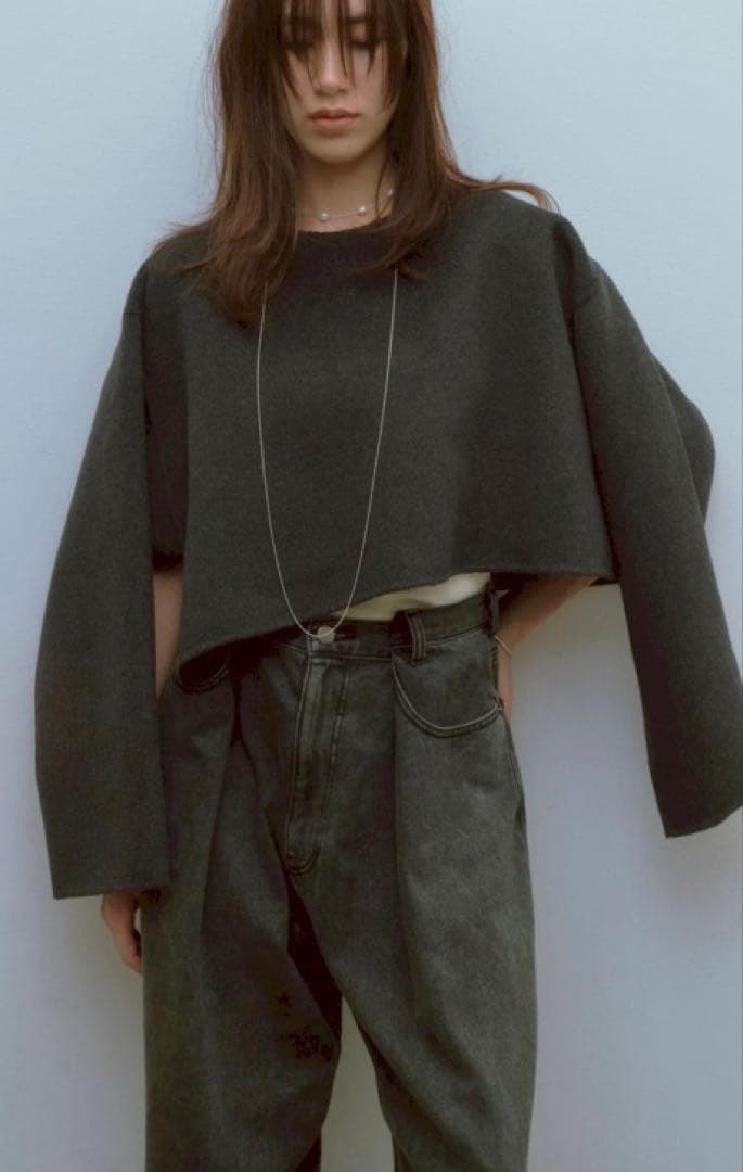 新品【decollte_accessory】wool  poncho