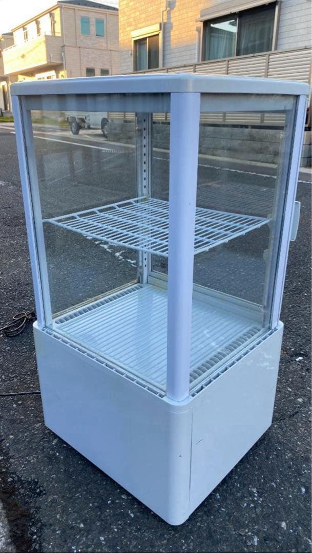 （ふらんく品）冷蔵ショーケース60L/ホワイト　HJR-FG60SWT