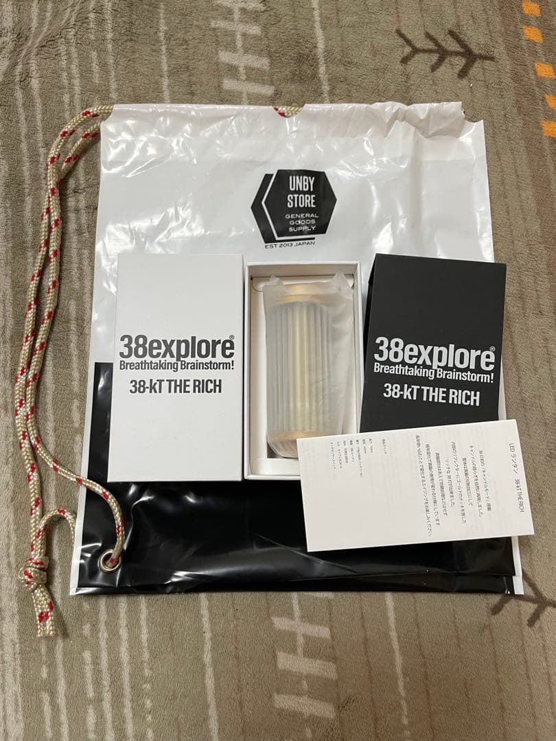 38-kT THE RICH 38灯 真鍮　【新品】