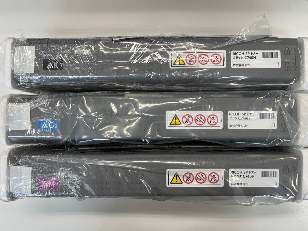 RICOH リコー SP C740H 純正トナー 3本セット ブラック