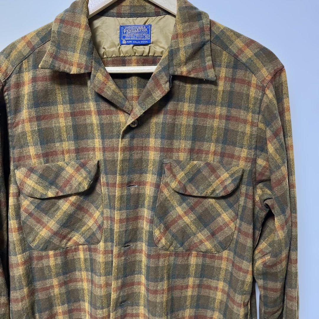 【最終値下げ】60s Pendleton ペンドルトン　ウール　チェック　M