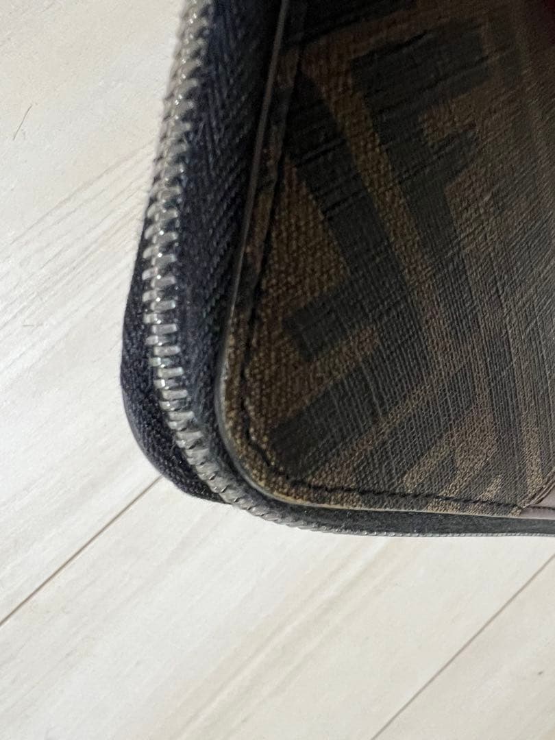 Fendi ジッパー式長財布 モノグラム柄