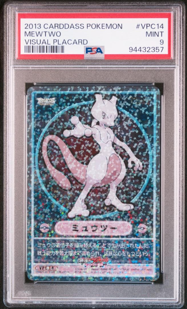 PSA9 カードダス　ポケモン　ビジュアルプラカード　VPC14