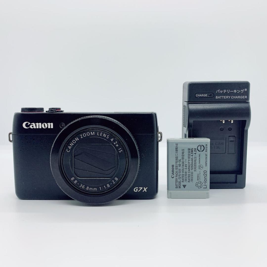 Canon キャノン G7X デジカメ ブラック Wi-Fi M293