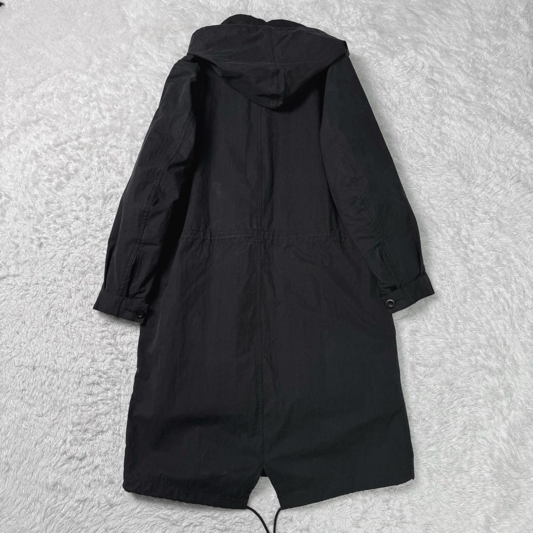 【新品タグ付き】マーガレットハウエル　長袖中綿ライナー付きモッズコート2黒