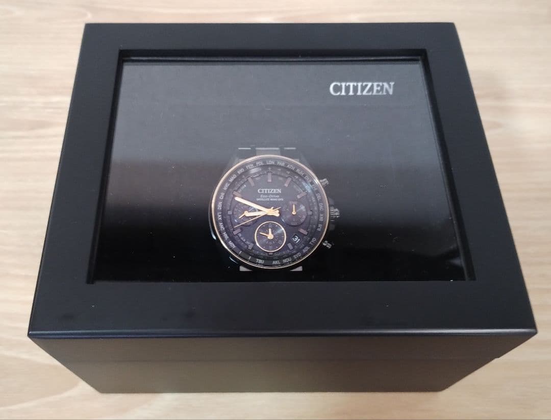 CITIZEN　アテッサ　エコドライブGPS電波　100周年記念限定　電池交換済