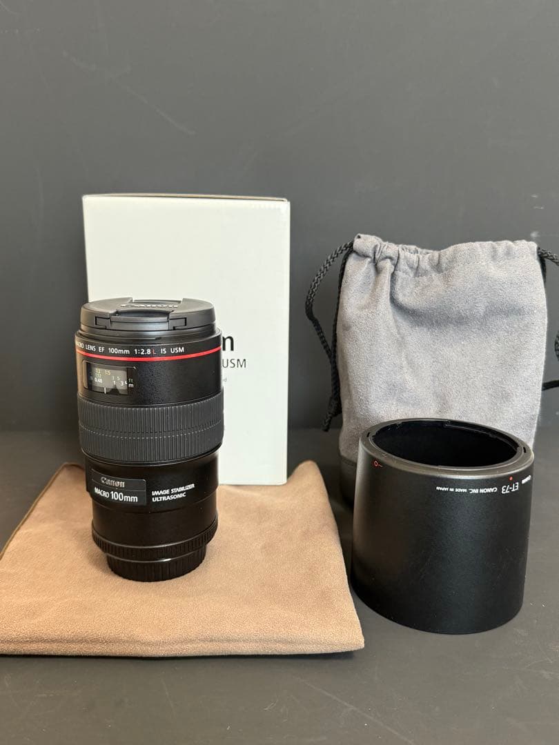 Canon EF100mm F2.8L Macro IS USM 超美品 元箱付