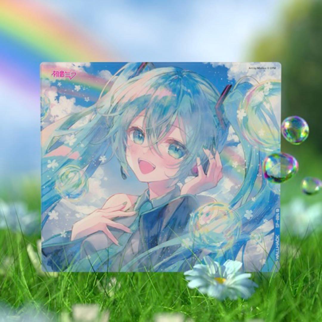 【新品未開封】初音ミク ガラスマウスパッド