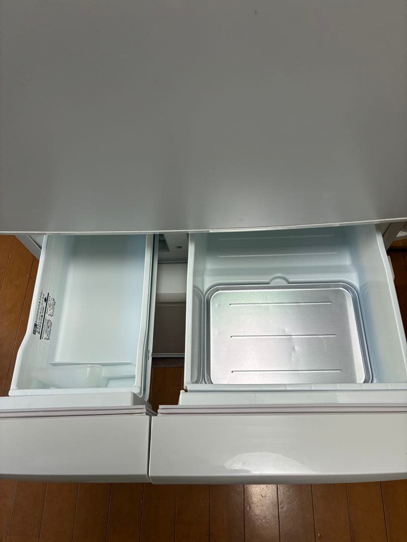 冷蔵庫 411L 東芝 GR-Y41GH(WU) ホワイトマット(右開き)