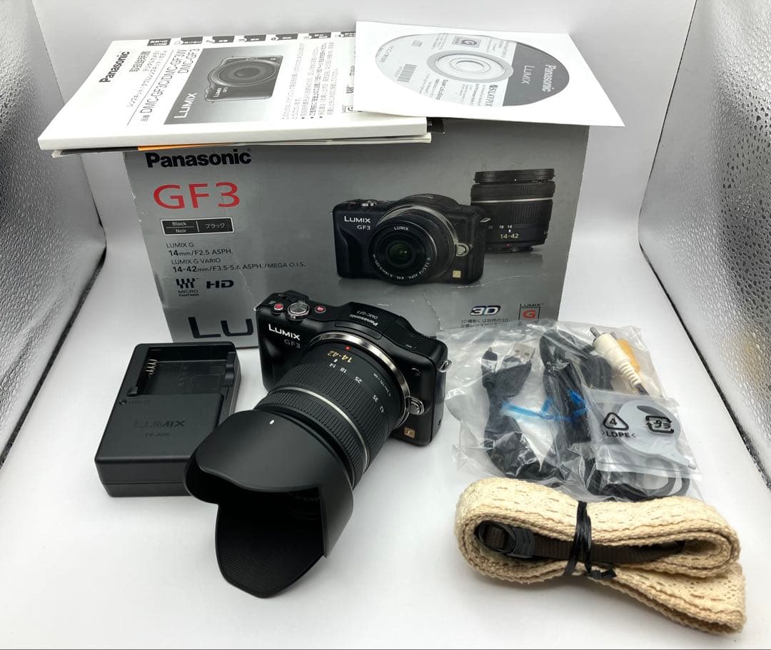 【付属品多数】Panasonic DMC-GF3 ミラーレス一眼