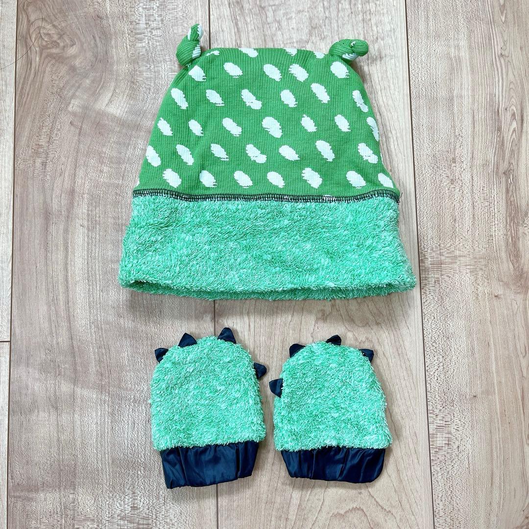 バーバリー　ベビー服　ロンパース　帽子　ミトン付き