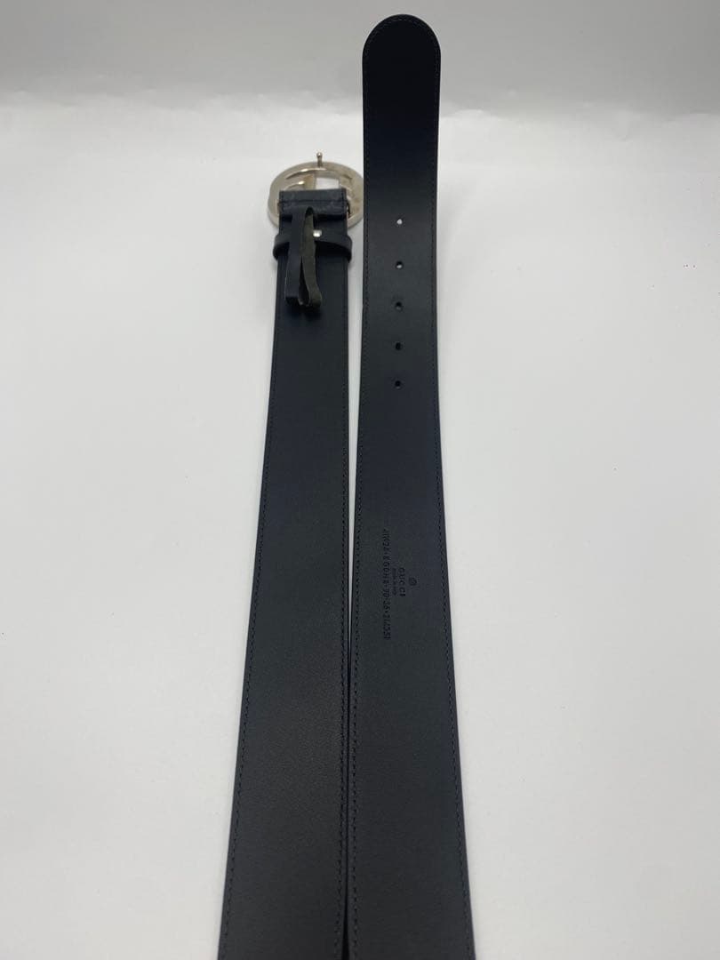 グッチ GUCCI GG スプリーム ベルト シルバー金具 メンズ KGDHX