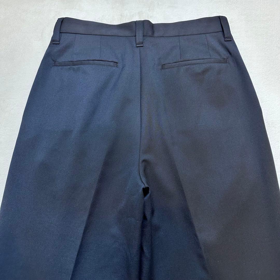 極美品✨マッキントッシュフィロソフィー セットアップ ウールスラックス 紺 6