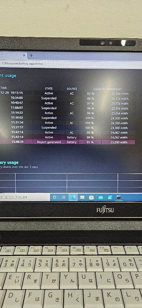 FUJITSU LIFEBOOK A5510/DX ノートパソコン