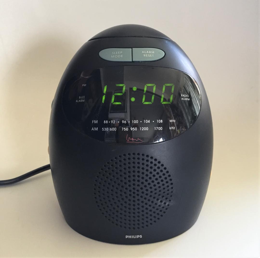 ビンテージPhilips Michael Graves FM AMラジオ 時計