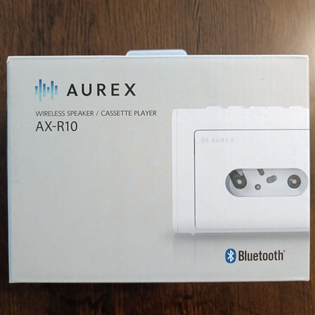 東芝 AUREX ワイヤレススピーカー&カセットプレーヤー AX-R10