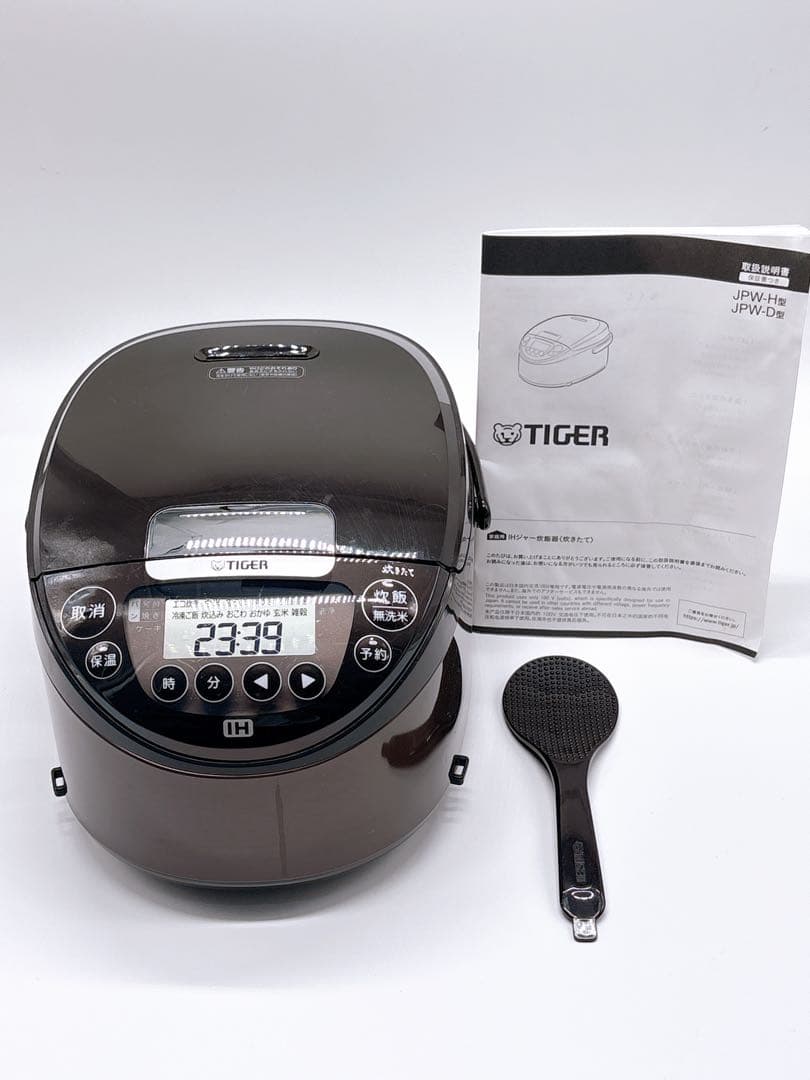 TIGER JPW-D100炊飯器 ブラウン