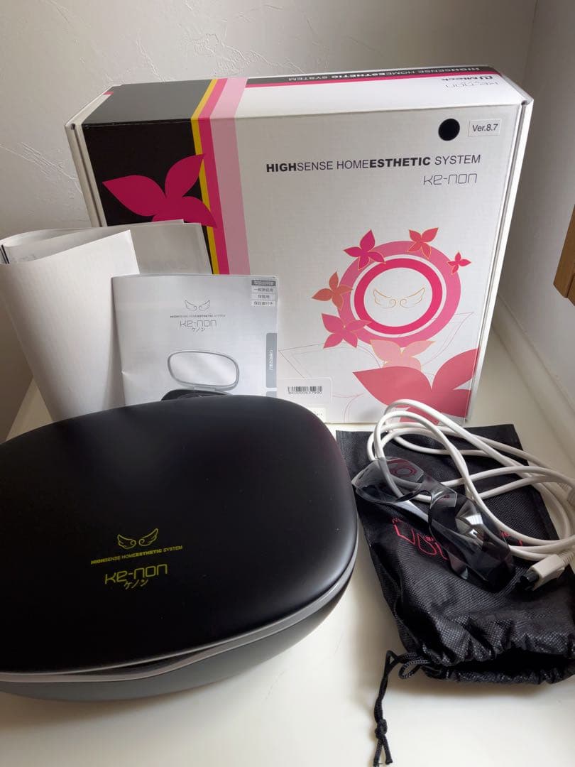 【美品】脱毛器 KE-NON ケノン Ver. 8.7 マットブラック