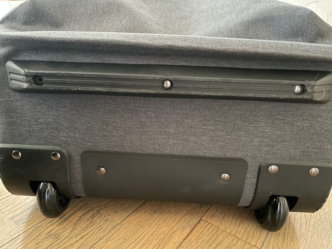 MUJI 耐水性キャリーケース 36L ダークグレー