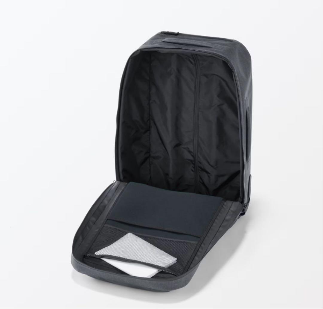MUJI 耐水性キャリーケース 36L ダークグレー