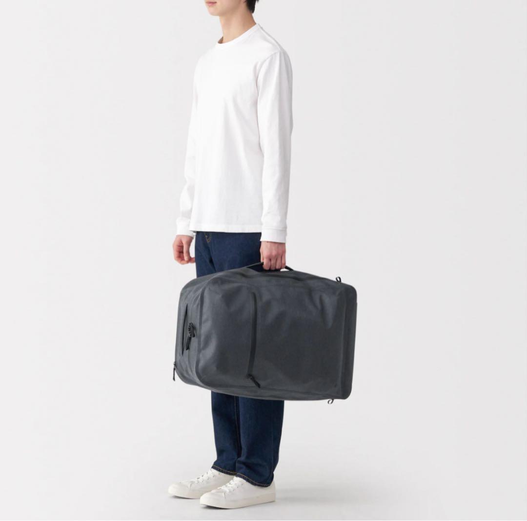 MUJI 耐水性キャリーケース 36L ダークグレー