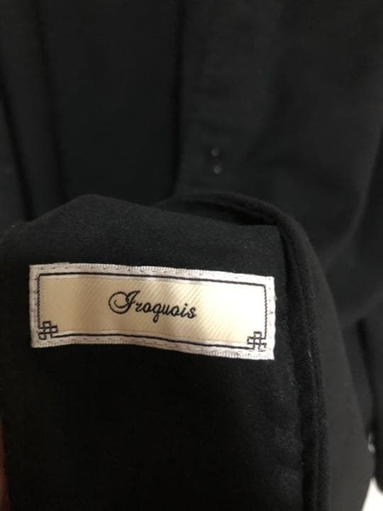 iroquois フェイクスエード ロングシャツ