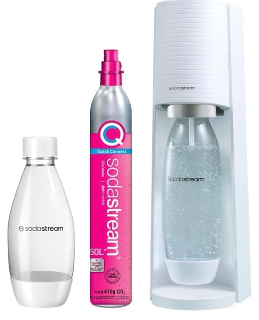 SodaStream 炭酸水メーカー ガスシリンダー付き