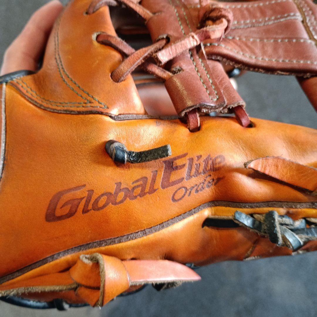 Mizuno Global Elite 軟式グローブ ブラウン　大人用