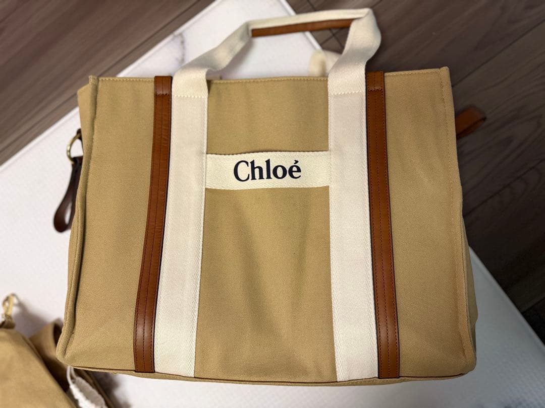 Lily【新品・未使用品】Chloé ベージュトートバッグ