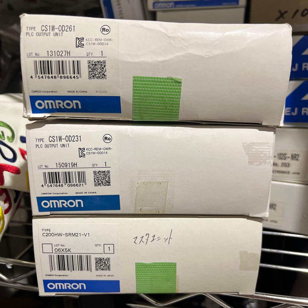 OMRON PLCユニット CS1Wシリーズ 3個セット まとめ売り 未使用