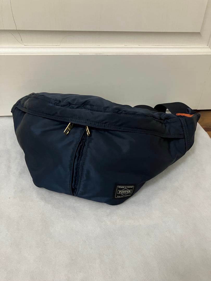 ポーター タンカー ウエストバッグ アイアンブルー