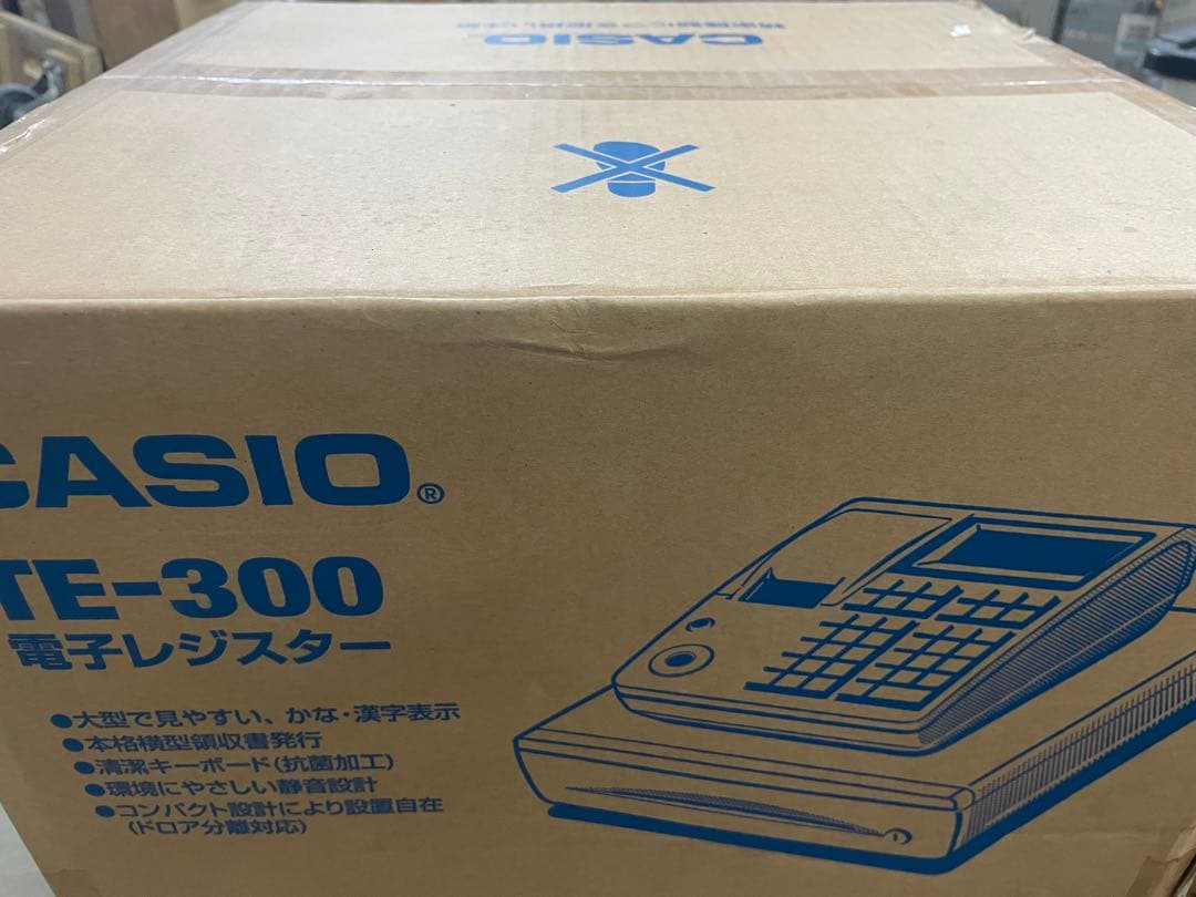 未開封新品 カシオ CASIO レジスター TE-300 ホワイト