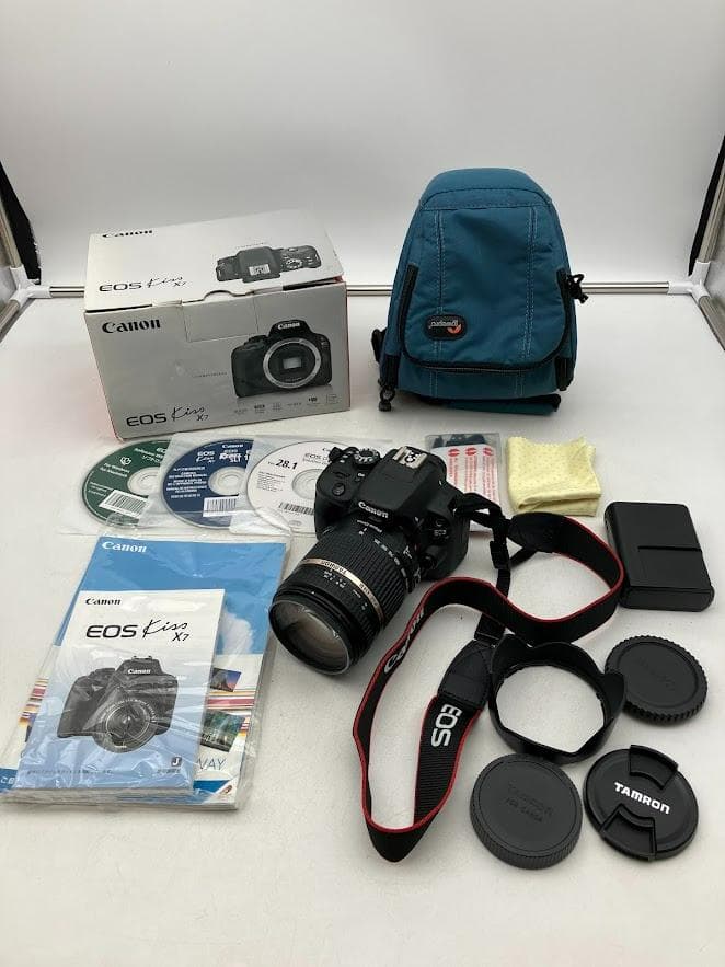 【美品】Canon EOS Kiss X7 デジタル一眼レフカメラ　一式