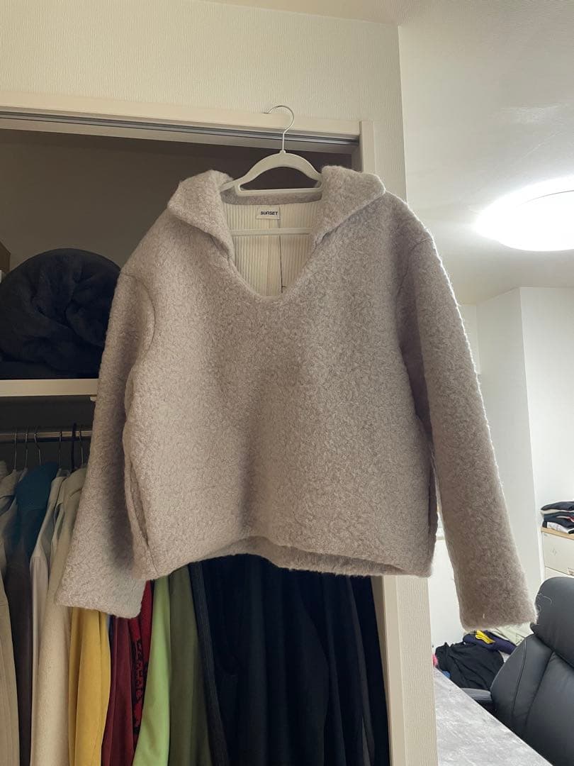 ま*こ様 SUNSET BRUSHED WOOL BOA FLEECE JACK