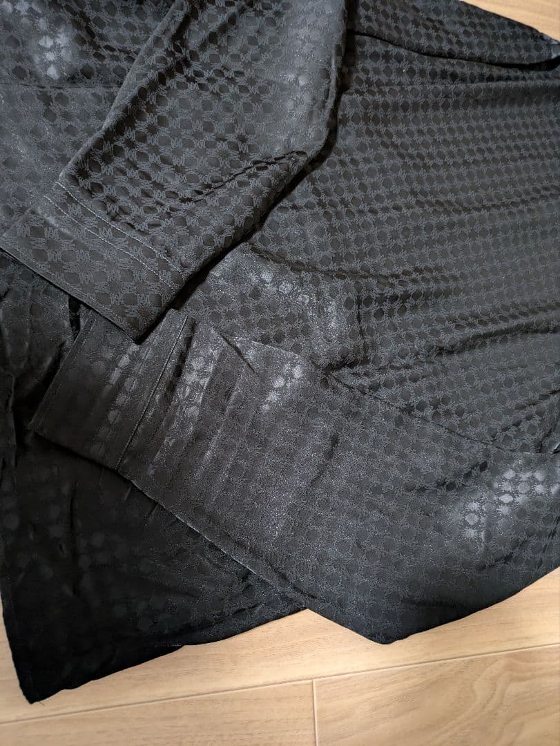 ハマダ　AMIRI/アミリ　ロゴ総柄レーヨンシャツ