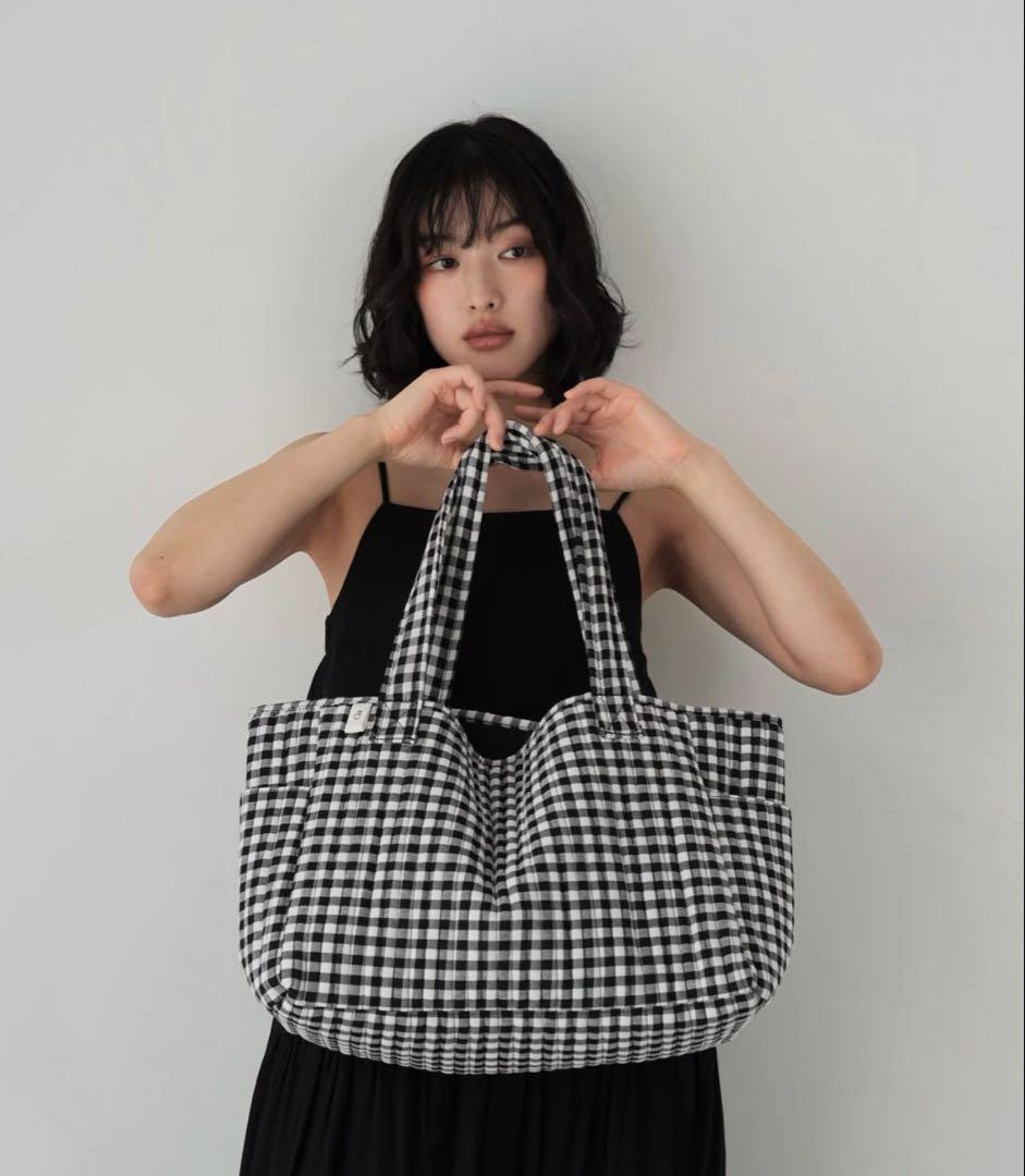 Clastellar CLA NUBI BAGギンガムチェック トートバッグ