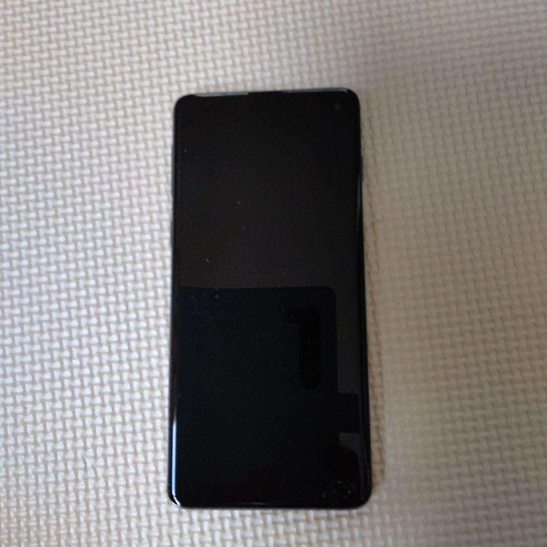 Samsung Galaxy S10 ブラック ケース付き