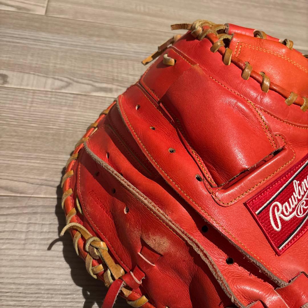 Rawlings 硬式グローブ オレンジ