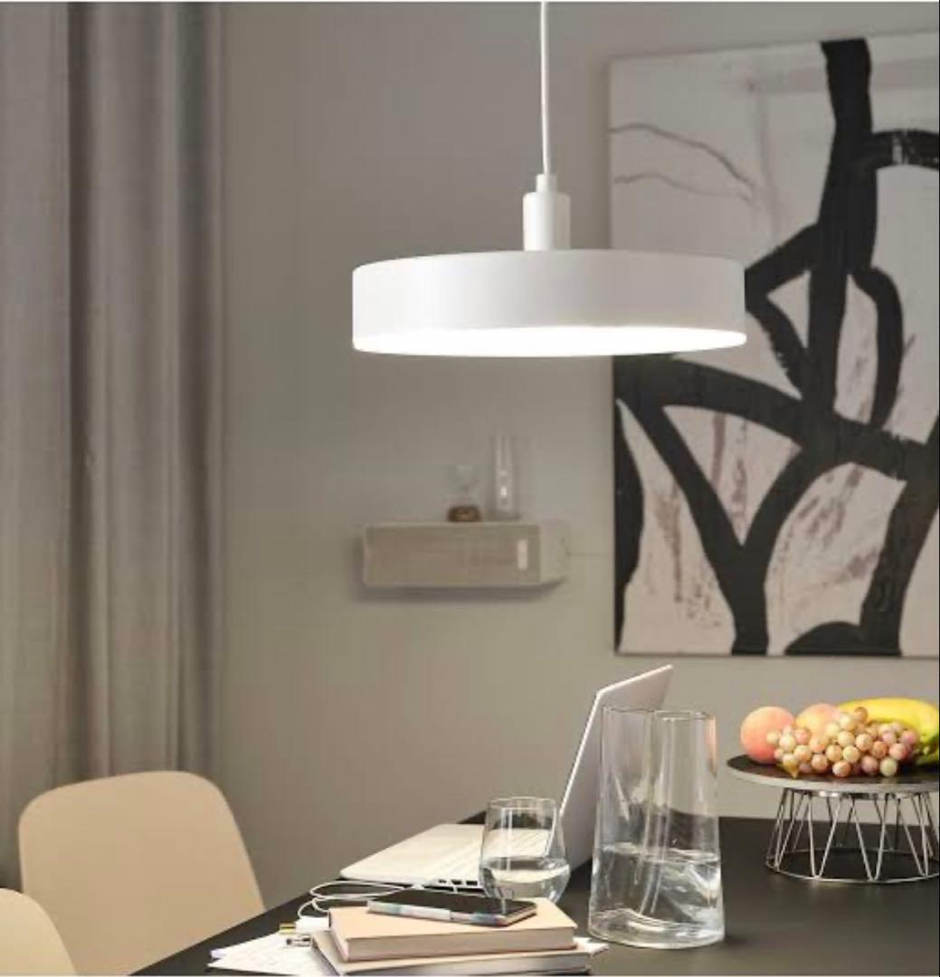 IKEA NYMÅNE ニーモーネ ペンダントランプ　天井照明 ホワイト
