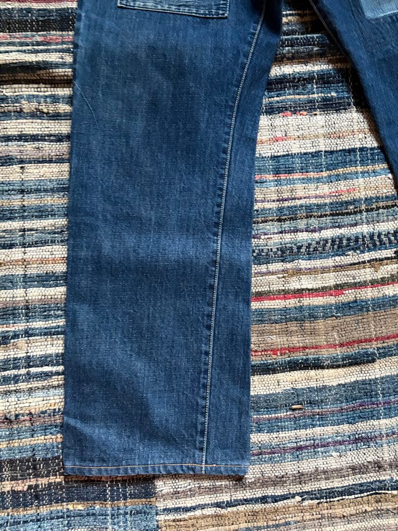 kapital キャピタル　初期　パッチワークデザイン ダークデニム　34インチ