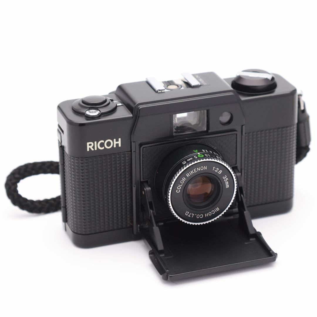 【動作確認済】RICOH FF-1 沈胴式 コンパクトカメラ 純正ポーチ付