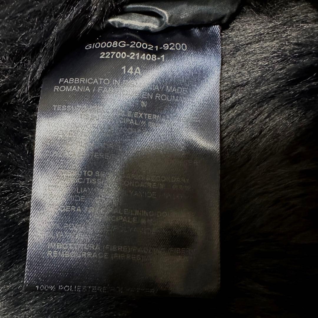 美品✨HERNO 高級✨ダウンジャケット ナイロン ファー ネイビー 14A