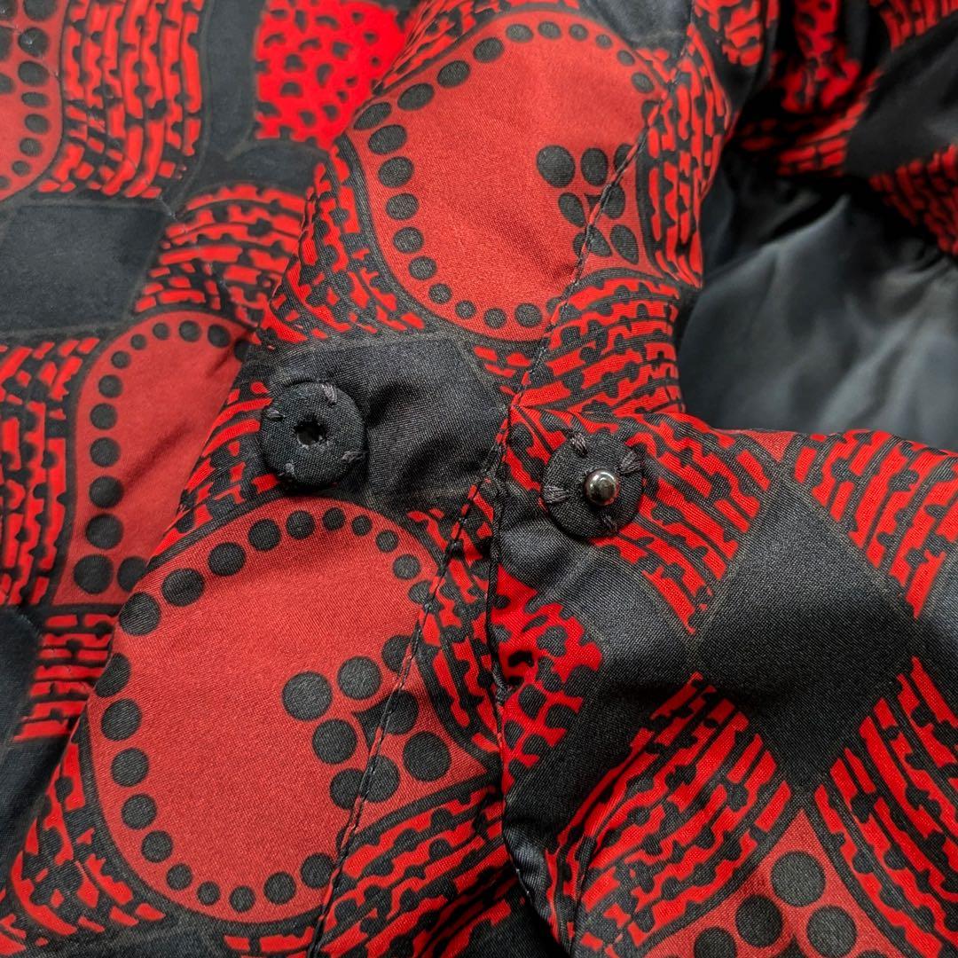 【完売品 美品】Desigual デシグアル ダウンジャケット ハート柄 総柄