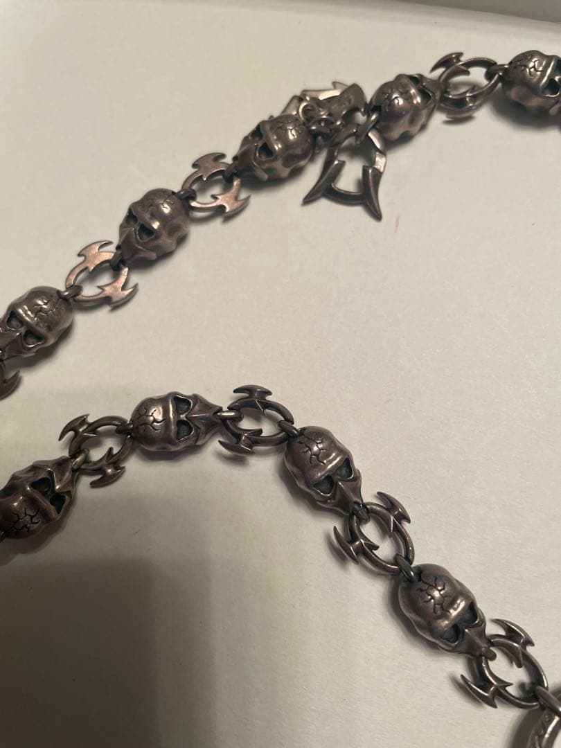 LARDさま専用シルバー製スカルデザイン ネックレス