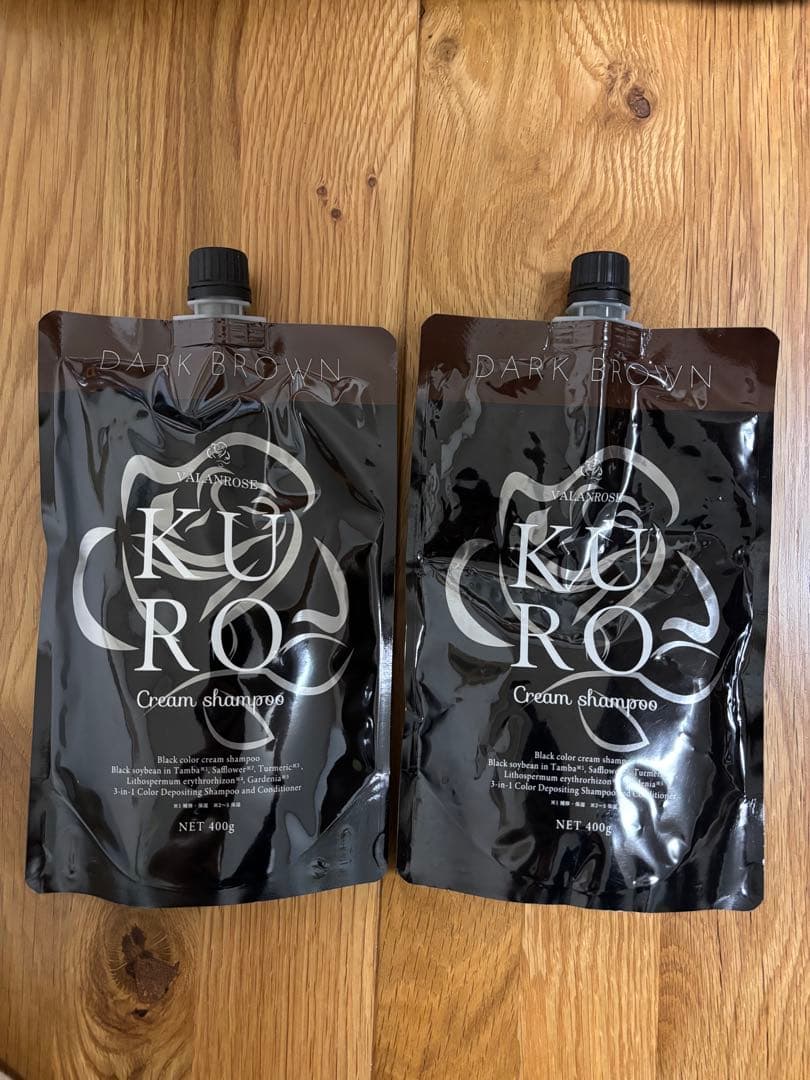新品+使用品＊バランローズKURO ダークブラウン 白髪ケア