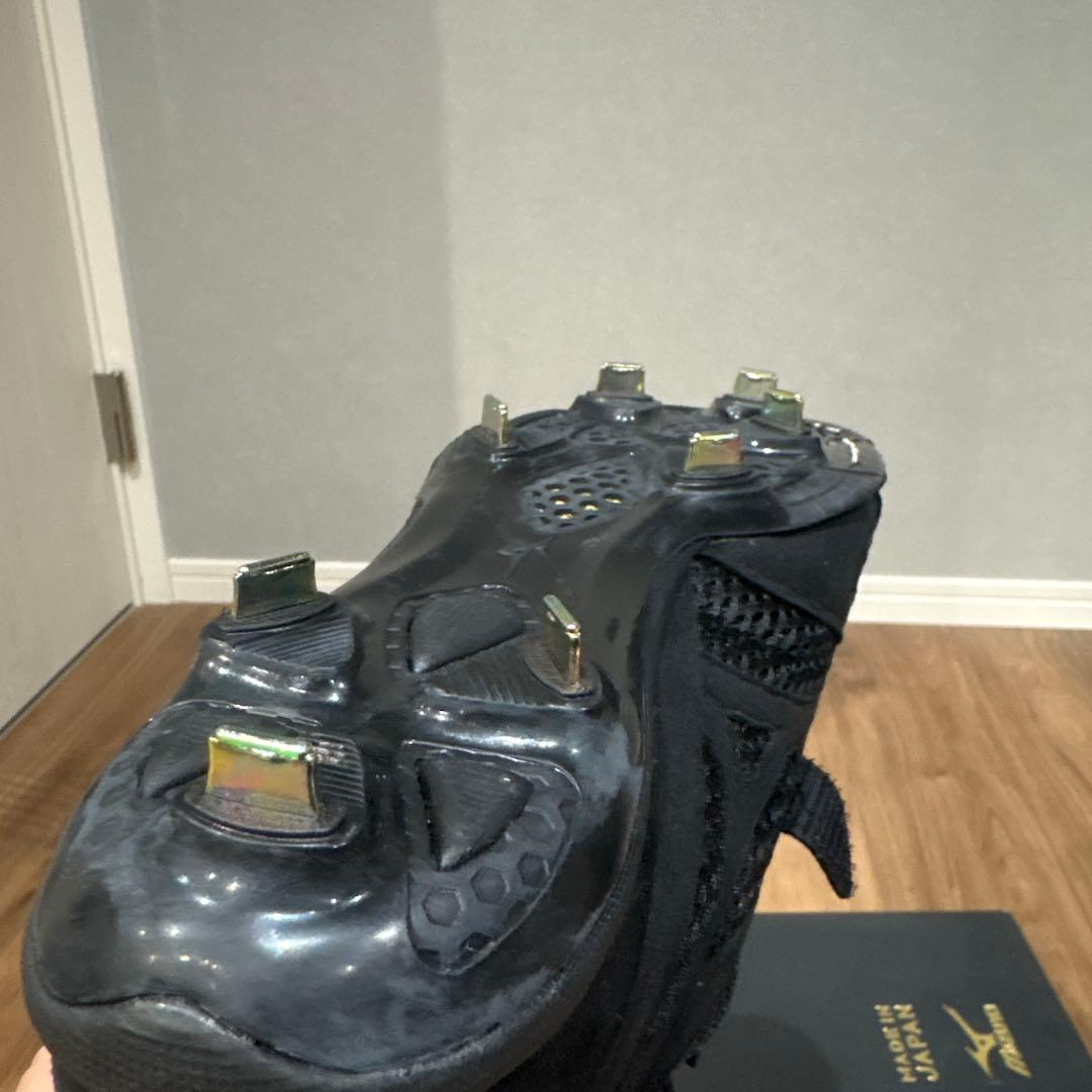 ミズノプロ　スペシャルオーダー　スパイク　黒　26.5