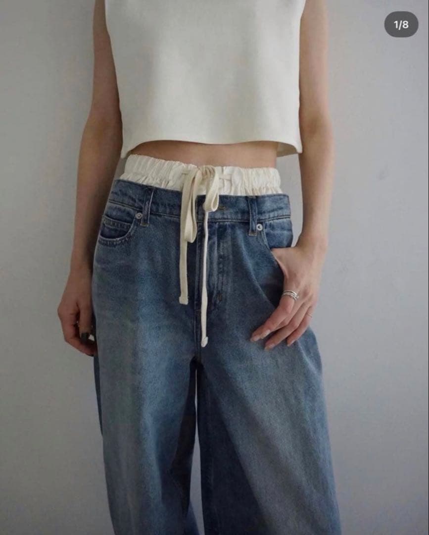 【最終値下げ】TODAYFUL Layered Waist Denim