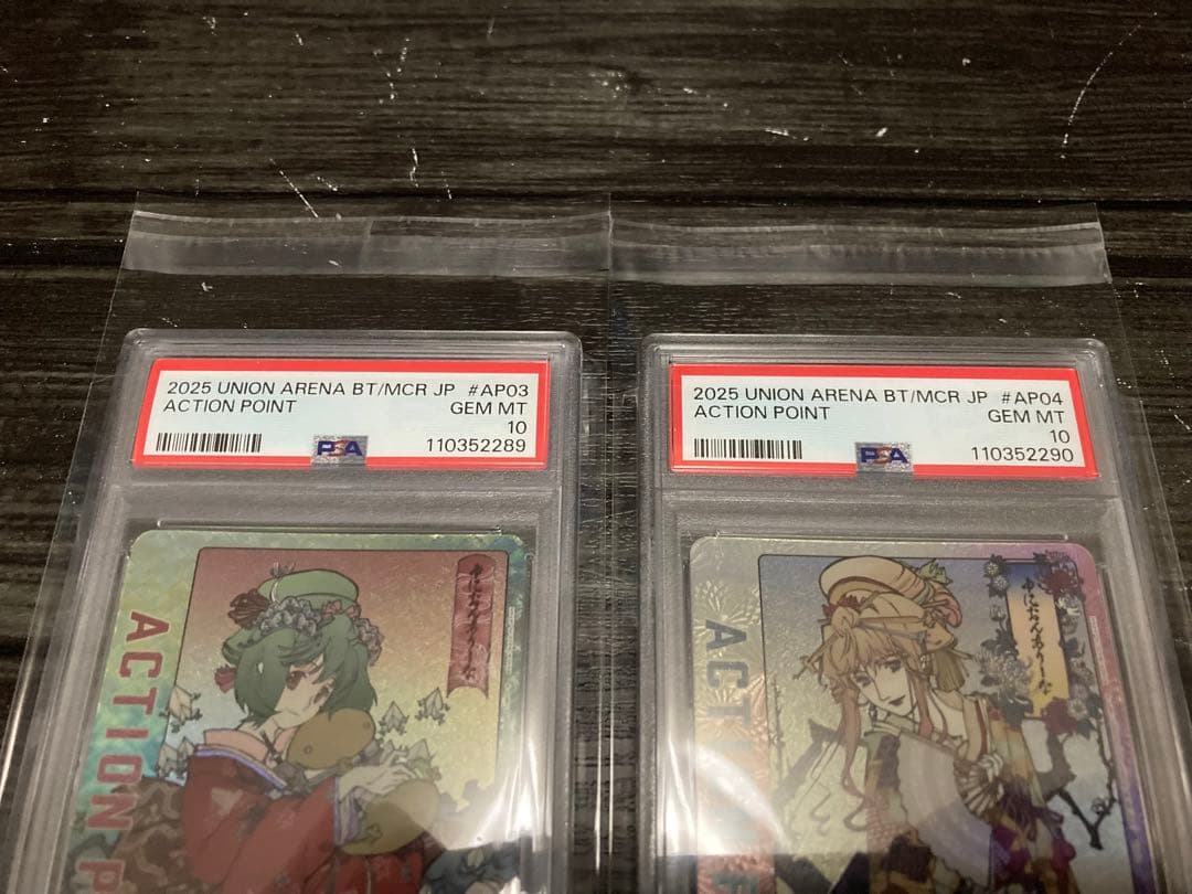 ユニオンアリーナ　マクロス　ランカ　シェリル　AP 2枚 PSA10 連番