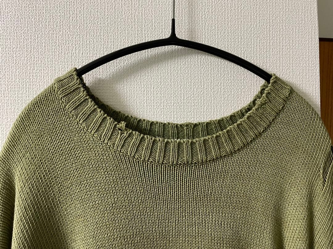 ☆正規品 KAPITAL 5G綿ニット BONEクルーセーター☆